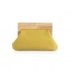 Wanderlust By Abby Harlow Wood Frame Clutch