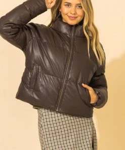 Wanderlust By Abby Adjustable Puffer Jacket Jackets & Outerwear