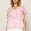 Wanderlust By Abby Floral Ruffled Top