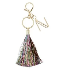 Wanderlust By Abby NEW Tassel Keychain - Multi