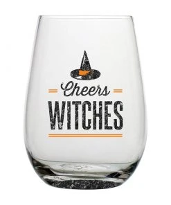 Wanderlust By Abby DRY GOODS Cheers Witches Wine Glass