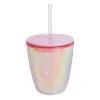 Wanderlust By Abby Pink Iridescent Cup NEW