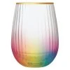 Wanderlust By Abby Rainbow Wine Glass DRY GOODS 2 Wanderlust By Abby Rainbow Wine Glass DRY GOODS