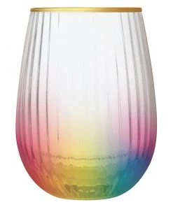 Wanderlust By Abby Rainbow Wine Glass DRY GOODS