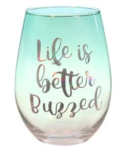 Wanderlust By Abby DRY GOODS Life Is Better Buzzed Wine Glass