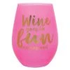 Wanderlust By Abby Wine In, Fun Out Wine Glass