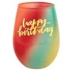 Wanderlust By Abby Happy Birthday Wine Glass
