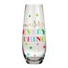 Wanderlust By Abby DRY GOODS Champagne Glass - Merry Everything