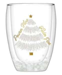 Wanderlust By Abby NEW Feeling Pine Wine Glass