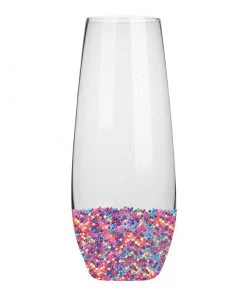 Wanderlust By Abby NEW Sprinkles Champagne Flute
