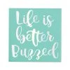 Wanderlust By Abby Life Is Better Buzzed Napkins NEW