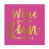 Wanderlust By Abby NEW Wine Goes In Napkins