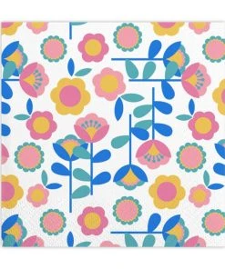 Wanderlust By Abby Retro Flower Napkins
