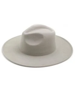 Wanderlust By Abby Flat Brim Fedora Hat