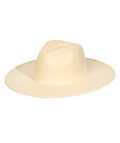 Wanderlust By Abby Flat Brim Fedora Hat