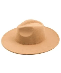 Wanderlust By Abby Flat Brim Fedora Hat