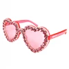Wanderlust By Abby NEW Pink Heart Shaped Sunnies With Crystals