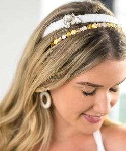 Wanderlust By Abby Rebecca Crystal Headband NEW
