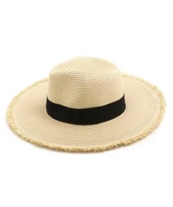 Wanderlust By Abby Straw Weave Floppy Hat NEW
