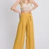 Wanderlust By Abby NEW Linen High Rise Wide Pants