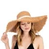 Wanderlust By Abby Wide Floppy Straw Hat