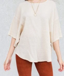 Wanderlust By Abby NEW Crepe Top
