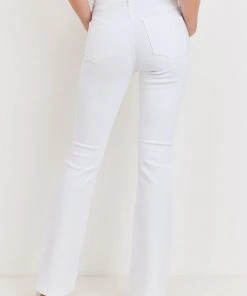 JBD Denim NEW JBD White High Rise Skinny Flare Jeans