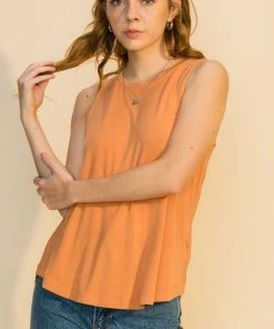 Wanderlust By Abby Sleeveless Swing Top