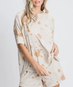 Wanderlust By Abby Paint Splatter Loungewear Set