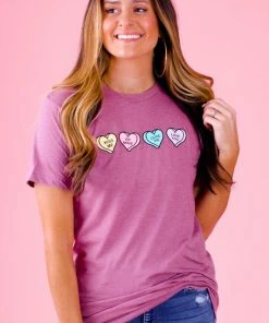 Wanderlust By Abby Candy Hearts Tee