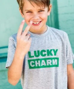 Wanderlust By Abby NEW Lucky Charm Youth Tee