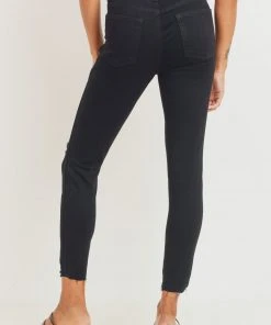 JBD Denim JBD High Rise Destroyed Skinny- Black