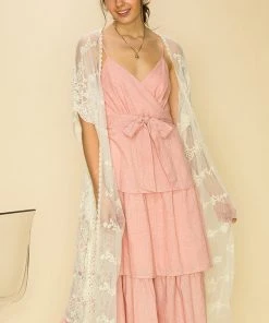 Wanderlust By Abby NEW Lace Open Duster