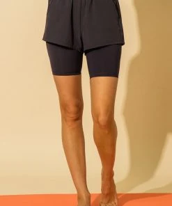 Wanderlust By Abby High Waist Lightweight Shorts NEW