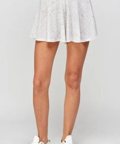 Wanderlust By Abby NEW Speckled Knit Flowy Shorts