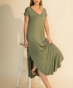Wanderlust By Abby Maxi Dress With Side Slits