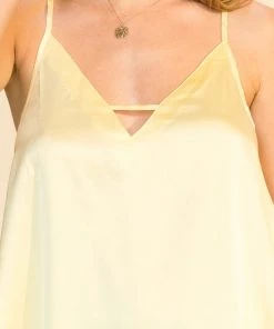 Wanderlust By Abby V Neck Racerback Cami Tank Top