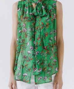 Wanderlust By Abby Floral Print Blouse