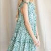 Wanderlust By Abby Print Ruffled Tiered Dress