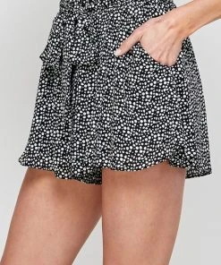 Wanderlust By Abby Printed Shorts With Pockets