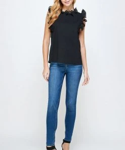 Wanderlust By Abby Pleats Wire Sleeveless Top