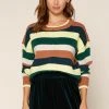 Wanderlust By Abby CLOTHING Long Sleeve Knit Multi Striped Sweater