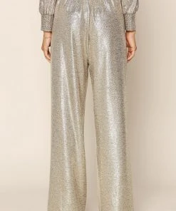 Wanderlust By Abby Wide Legged Foil Pants