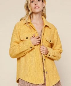 Wanderlust By Abby NEW Button Down Shacket