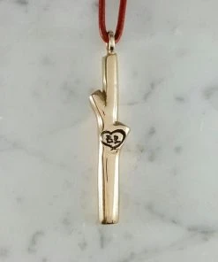 Mimosa Handcrafted Mimosa Red Stick Love Necklace JEWELRY