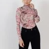 Wanderlust By Abby NEW Print Mesh Top