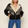 Wanderlust By Abby Faux Shearling Aztec Jacket NEW