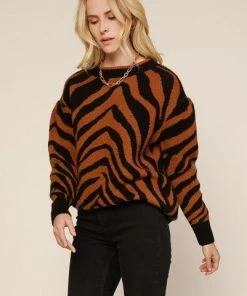 Wanderlust By Abby Zebra Sweater