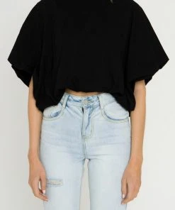 Wanderlust By Abby CLOTHING High-Low Cropped Shirt