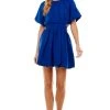 Wanderlust By Abby Ruched Bubble Dress